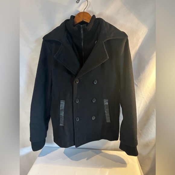 Epic Threads Other - Epic Threads wool blend black dress & sporty winter coat for Boys size M 10-12